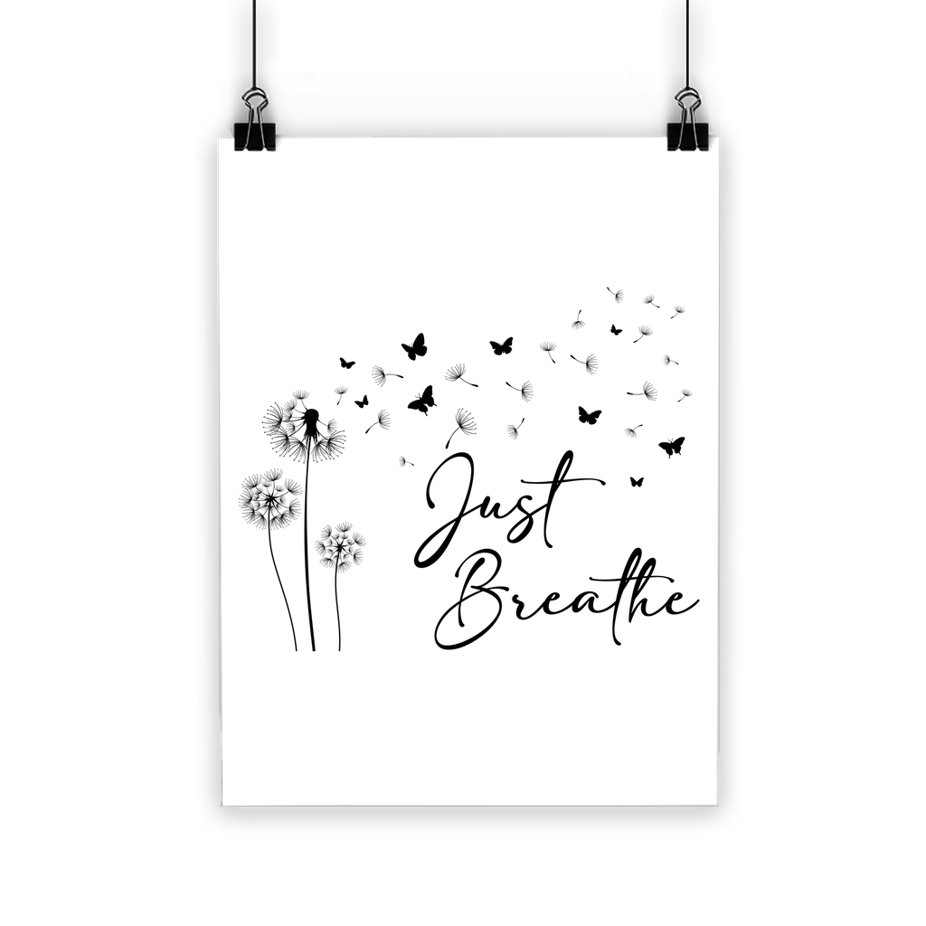 Just Breathe Classic Poster