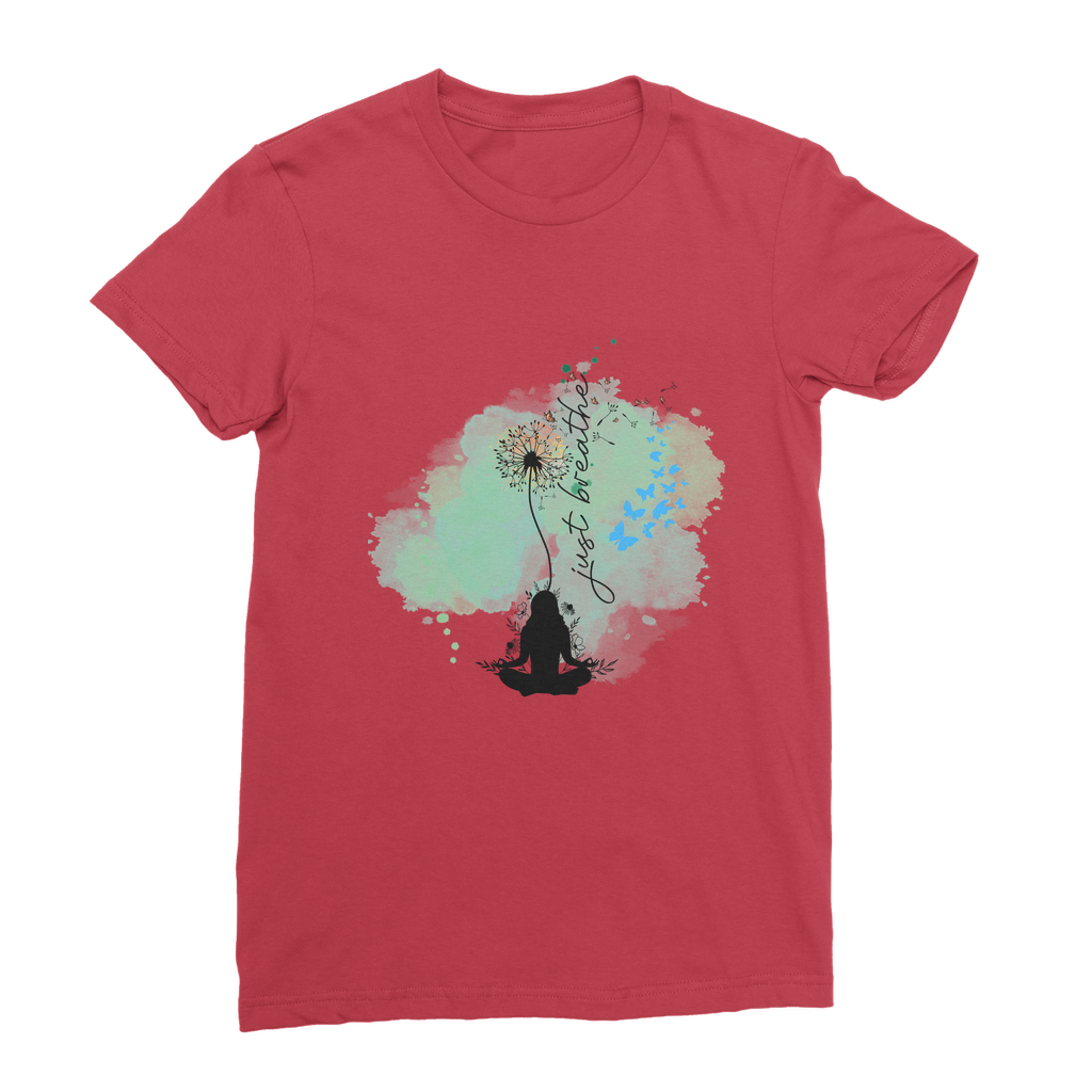 Just Breathe - Green Dandelion Classic Women's T-Shirt