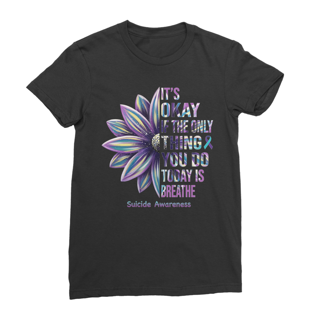 Today Just Breathe Premium Jersey Women's T-Shirt