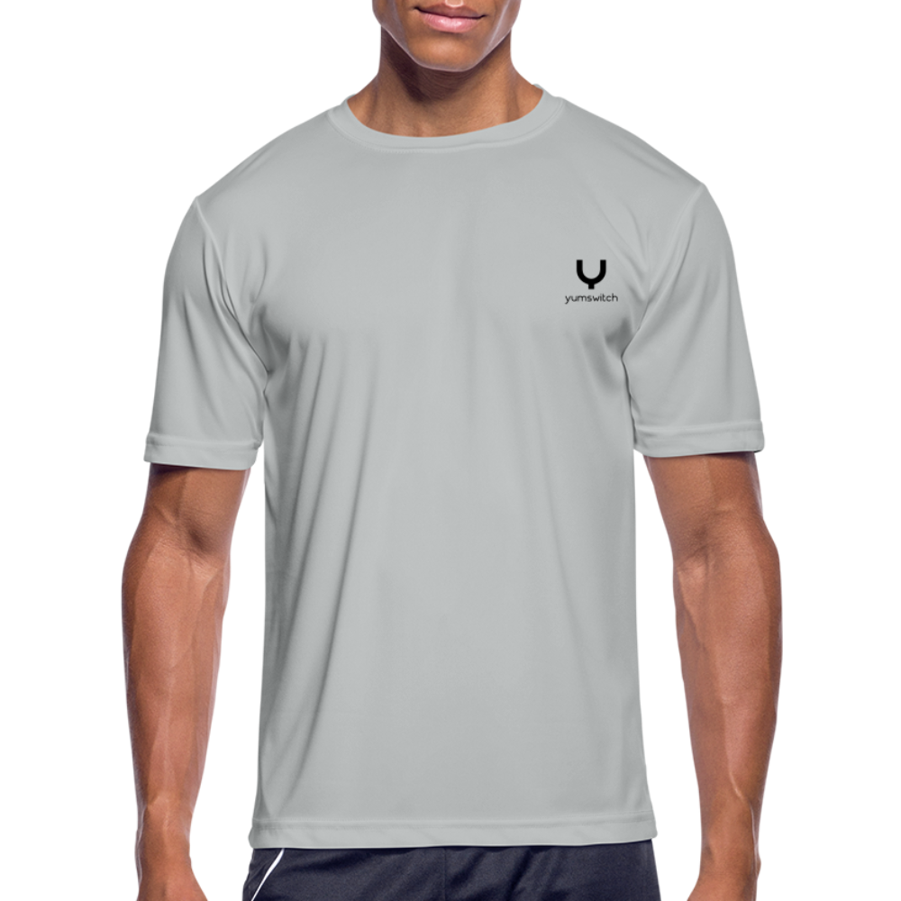 Men’s Moisture Wicking Performance T-Shirt - silver