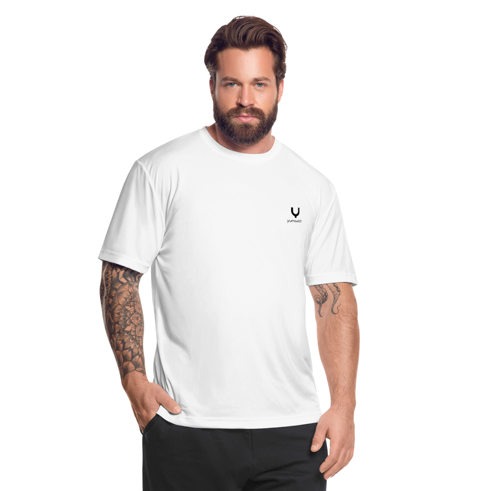 Men’s Moisture Wicking Performance T-Shirt - white