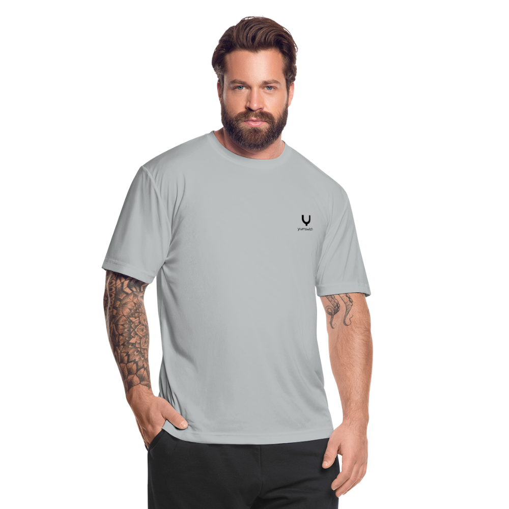 Men’s Moisture Wicking Performance T-Shirt - silver