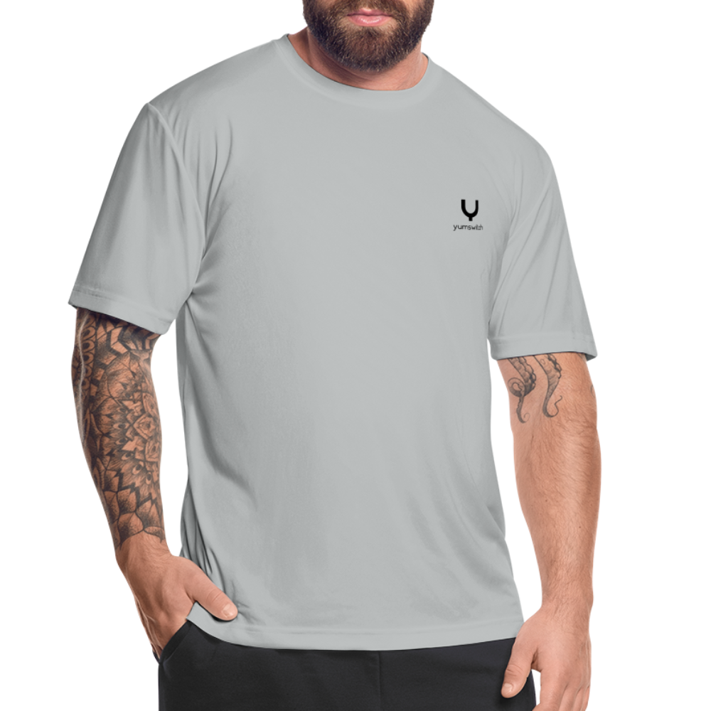 Men’s Moisture Wicking Performance T-Shirt - silver