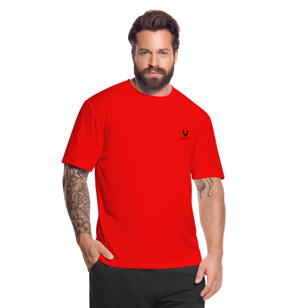 Men’s Moisture Wicking Performance T-Shirt - red