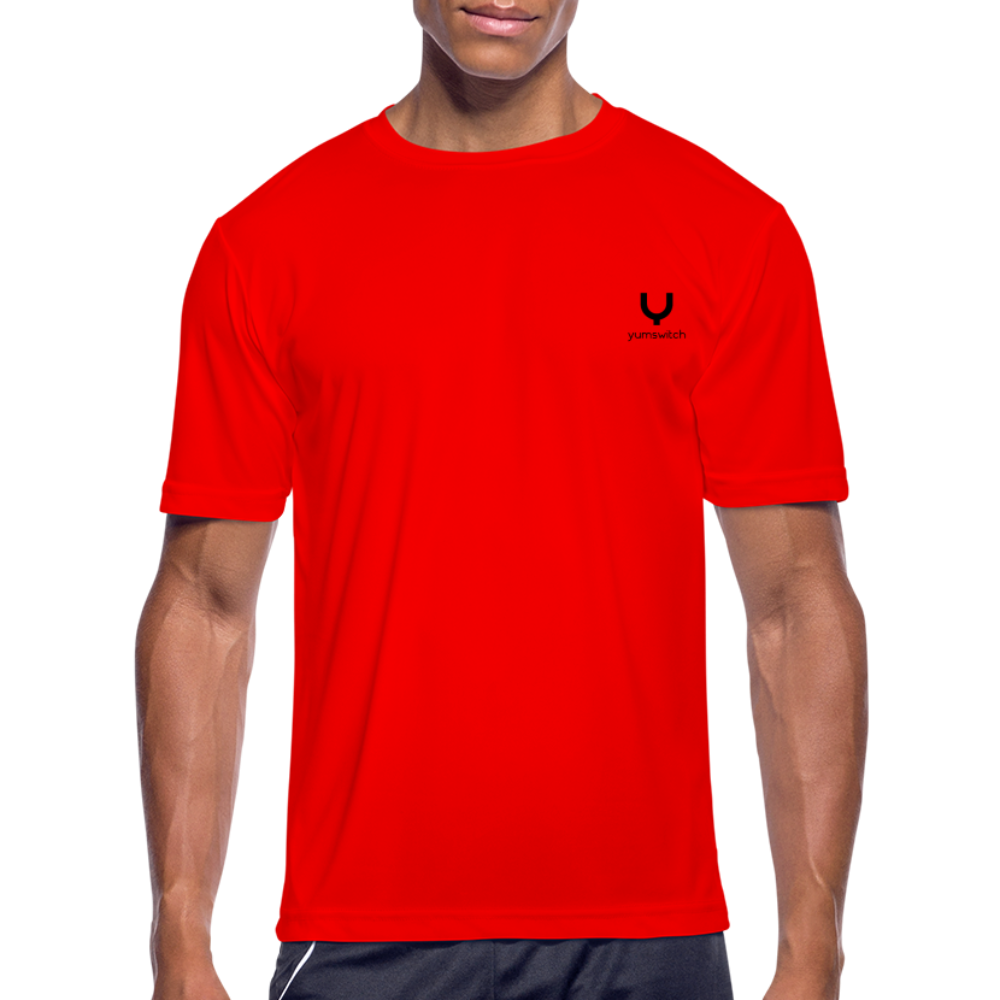 Men’s Moisture Wicking Performance T-Shirt - red